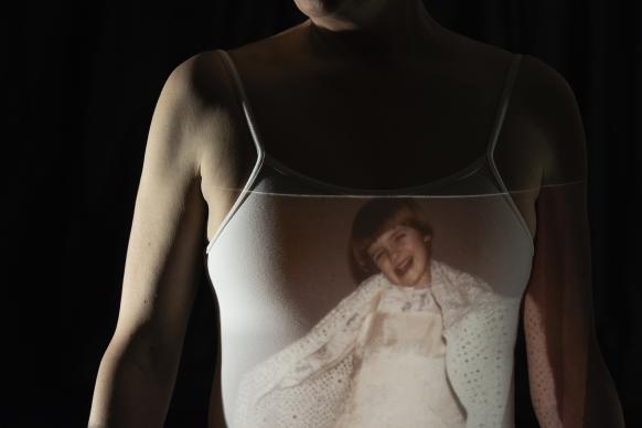 Self-portrait projection No.1 (Me as a ballerina)